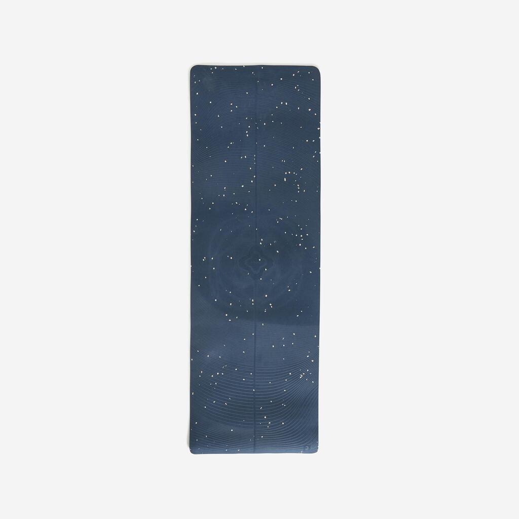 TAPIS YOGA LIGHT 185 X 61 CM X 5MM BLEU MARINE